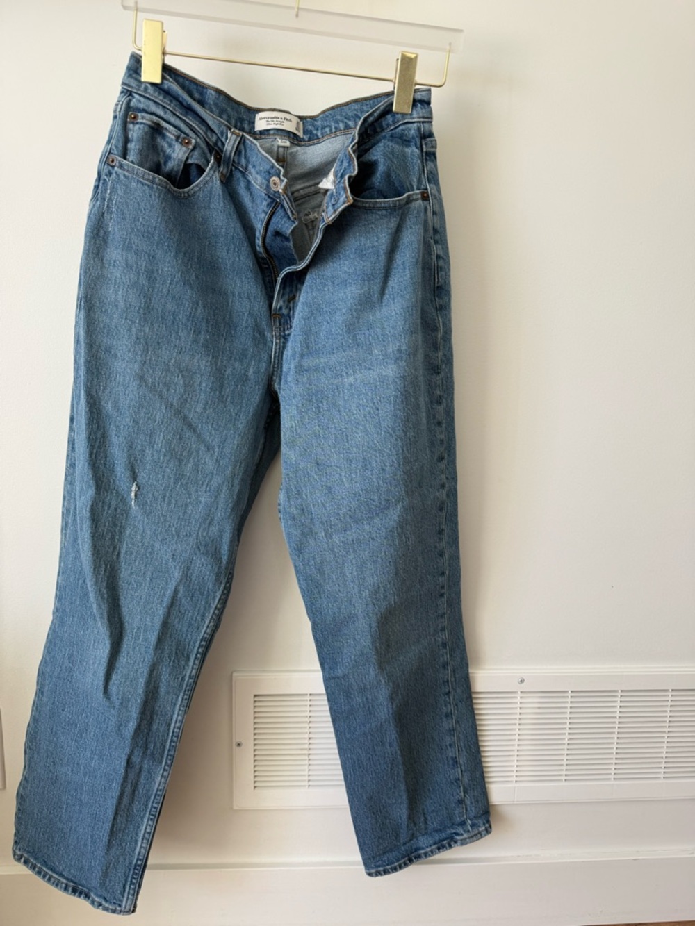 Abercrombie & Fitch Ultra High-Rise - 90’s straight jean